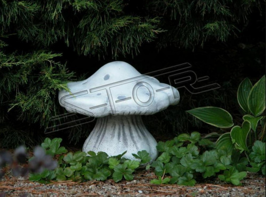 Gaartdekoratioun Champignon Terrass Steen Figuren Figur Deko Statue