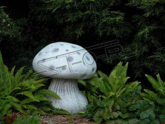 Gaart Dekoratioun Champignon Terrass Steen Figuren Figur Dekor Natur Statue