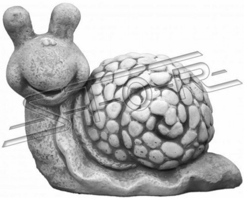 Gaart Dekoratioun Schnéck Terrass Steen Figuren Figur Deko