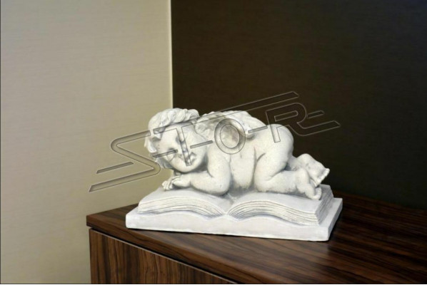 Grouwenkel Engel Schutzengel Figur Statue Gréngxmuck Deko
