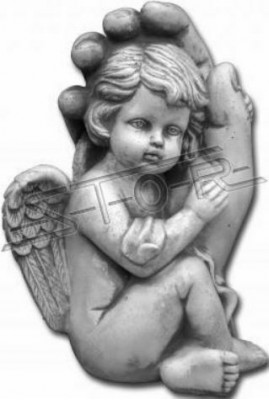 Grafengel Kräiz Graf Deko Griewer Schmuck Dekoratioun Klassesch Steen Statu.