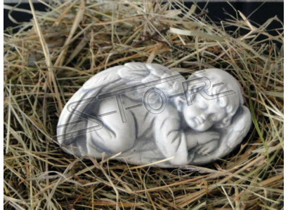 Grabengel Kräiz Grab Dekor Grabschmuck Dekoratioun Steen Klassesch Statu.