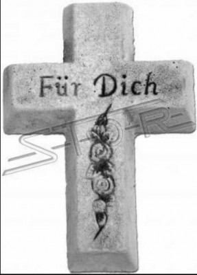 Griewel Kräiz Griew Dekor Grabdekoratioun Stee Klassesch Dekoratioun Statuette