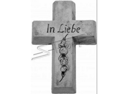 Grabengel Kräiz Grab Klassesch Dekor Grabdekoration Steen Dekoratioun Statu.