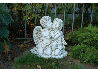 Grafdekoratioun Deko Graf Steen Dekoratioun Engel Figur Skulptur Gott Helleg