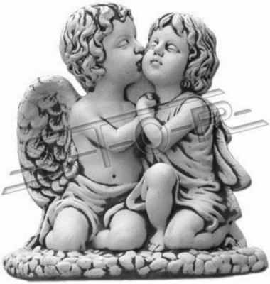 Grafdekoratioun Deko Graf Steen Dekoratioun Engel Figur Skulptur Gott Helleg