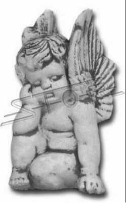 Griewerschmock Grabsteng-Deko Dekoratioun Figur Engel Skulptur Gott Helleg