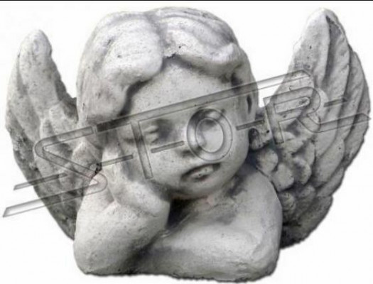 Grafdekoratioun Graf Steen Dekoratioun Deko Figur Engel Skulptur Gott Helleg