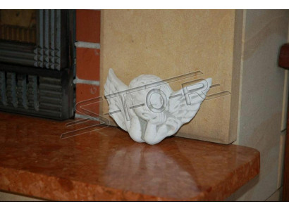 Grafdekoratioun Graf Steen Dekoratioun Engel Figur Skulptur Gott