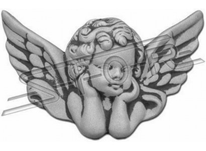 Grafdekoratioun Grafsteen Dekoratioun Engel Figur Skulptur Gott Helleg