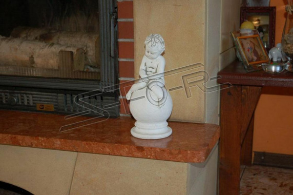 Griewschmuck Grafsteen Dekoratioun Figur Engel Deko Skulptur Gott Helleg