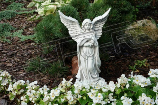 Grafdekoratioun Grafsteen Dekoratioun Figur Skulptur Deko Engel Gott Helleg