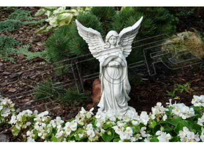 Grafdekoratioun Grafsteen Dekoratioun Figur Skulptur Deko Engel Gott Helleg