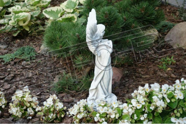 Grafdekoratioun Grafsteen Dekoratioun Figur Skulptur Deko Engel Gott Helleg