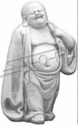 Gléckleche Buddha Statu Figur Gaart Figuren Statuen Skulptur Skulpturen
