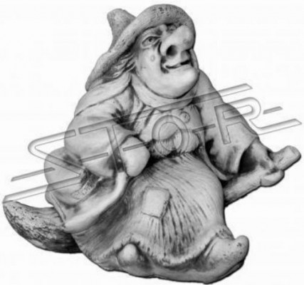 Hexe 26cm Skulptur Design Figur Statue Gaart Figuren Statuen