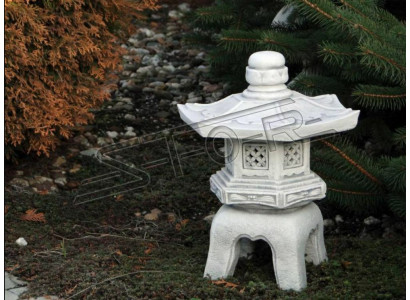 Japaneschen Gaart Dekoratioun Gaart Deko Statu Figur Wäiss Skulptur