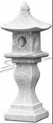 Japanesche Gaart Haus Dekoratioun Statu Figuren Figur Natur Wäiss Statuen