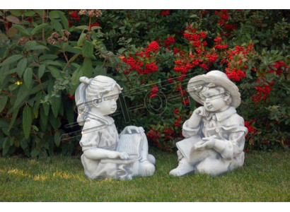 Jonge 44cm Figur Statu Skulptur Statuen Gaart