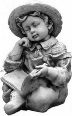 Jonge 44cm Figur Statu Skulptur Statuen Gaart