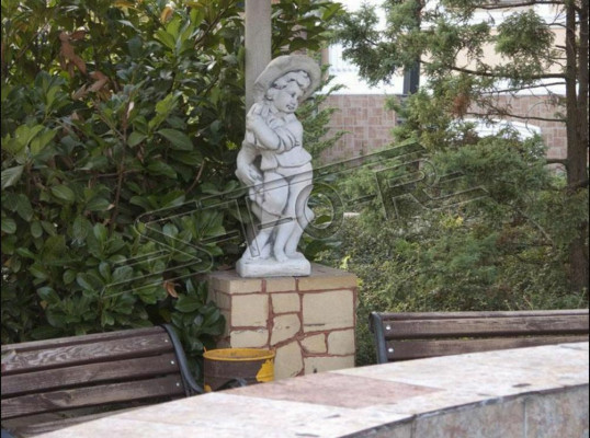 Jonge 70cm Figur Statu Figur Skulptur Statuen Gaart Wäiss Dekoratioun