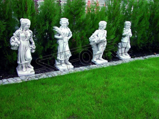 Jonk 75cm Figur Statue Figuren Skulptur Statuen Gaart Dekoratioun
