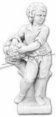 Jonk 75cm Figur Statue Figuren Skulptur Statuen Gaart Dekoratioun