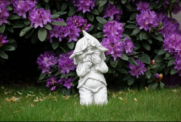 Jonge Siitzend Dekorativ Figur Statu Figuren Skulptur Statuen Gaart