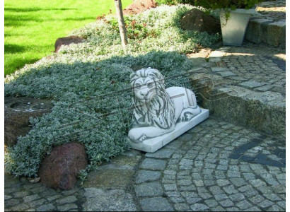 Léiwe Léien Statu Figur Gaart Terrassen Dekoratioun Skulptur