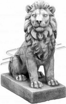 Léiwen Gaartfigur Terrassen Gaart Dekor Skulptur Figuren Skulpturen Statuen