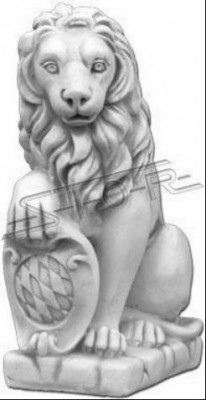 Léiwe Gaartfigur Terrassen Gaart Dekorativ Skulptur Figuren Skulpturen