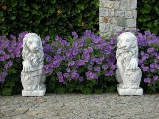 Léiwe Gaartfigur Terrassen Gaart Dekorativ Skulptur Figuren Skulpturen