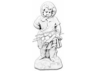 Meedche 71cm Figur Statue Figuren Skulptur Statuen Gaart