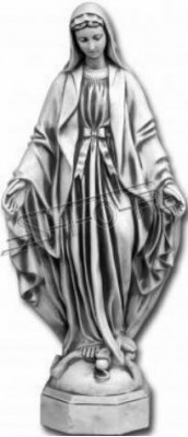 Mutter Jesus Maria Statu Graf Skulptur Helleg Figur Gäert Deko
