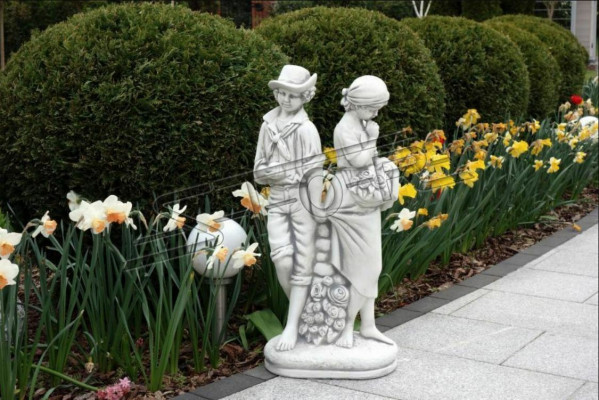 Puer 43cm Skulptur Design Figur Statue Gaart Figuren Statuen