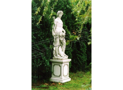 Sockel 63cm fir Skulptur Design Figur Statue Gaart Figuren Statuen