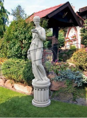 Sockel 59cm fir Skulptur Design Figur Statue Gaart Figuren Statuen