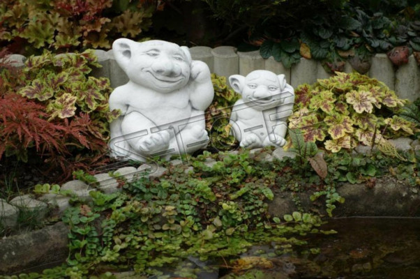 Troll 18cm Skulptur Design Figur Statue Gaart Dekorativ Figuren Statuen
