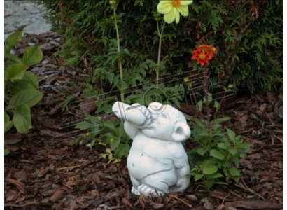 Poroschenko den Drénker Figur Statue Alkoholiker Skulptur Gaart Säufer S101014