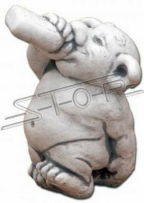 Poroschenko den Drénker Figur Statue Alkoholiker Skulptur Gaart Säufer S101014