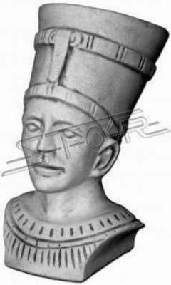 Tutanchamun Büst Kapp Statu Figur Skulptur Figuren Statuen