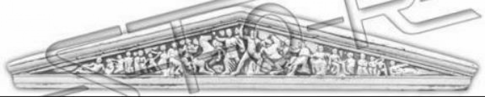Dierboge Relief Antik Stil Bild Biller Wandrelief Steenplack Dieren