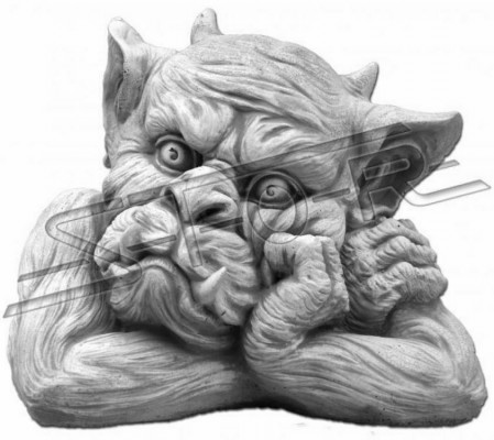 Troll 18cm Skulptur Design Figur Statue Gaart Figuren Statuen