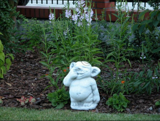 Troll 34cm Skulptur Design Figur Statue Gaart Figuren Statuen