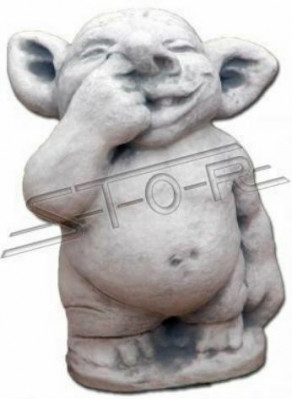 Troll 34cm Skulptur Design Figur Statue Gaart Figuren Statuen