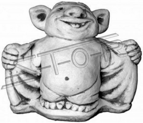 Troll 20cm Skulptur Design Figur Statu Gaart Figuren Statuen