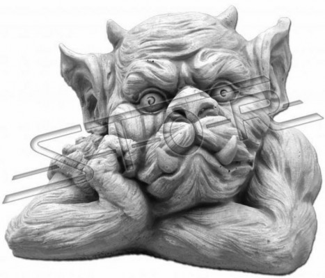Troll 19cm Skulptur Design Figur Statue Gaart Figuren Statuen