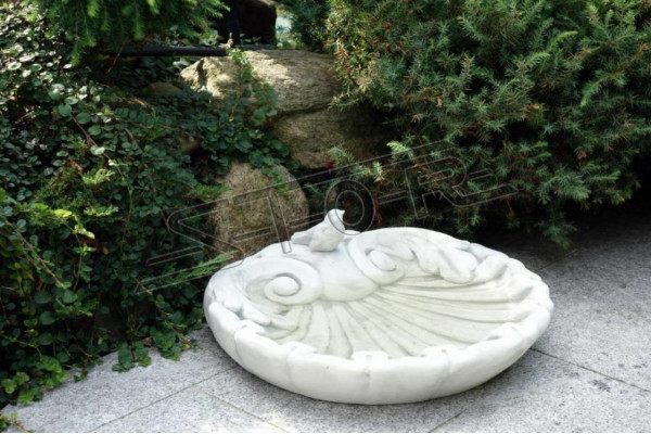 Vugel Drénk Dekor Skulptur Design Figur Statue Gaart Figuren Statuen
