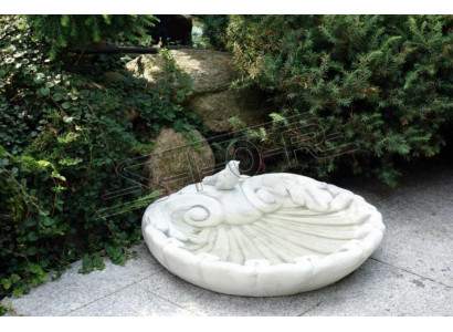 Vugel Drénk Dekor Skulptur Design Figur Statue Gaart Figuren Statuen