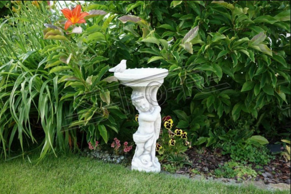 Vull Dekor Drénkschuel Skulptur Design Figur Statue Gaart Figuren Statuen
